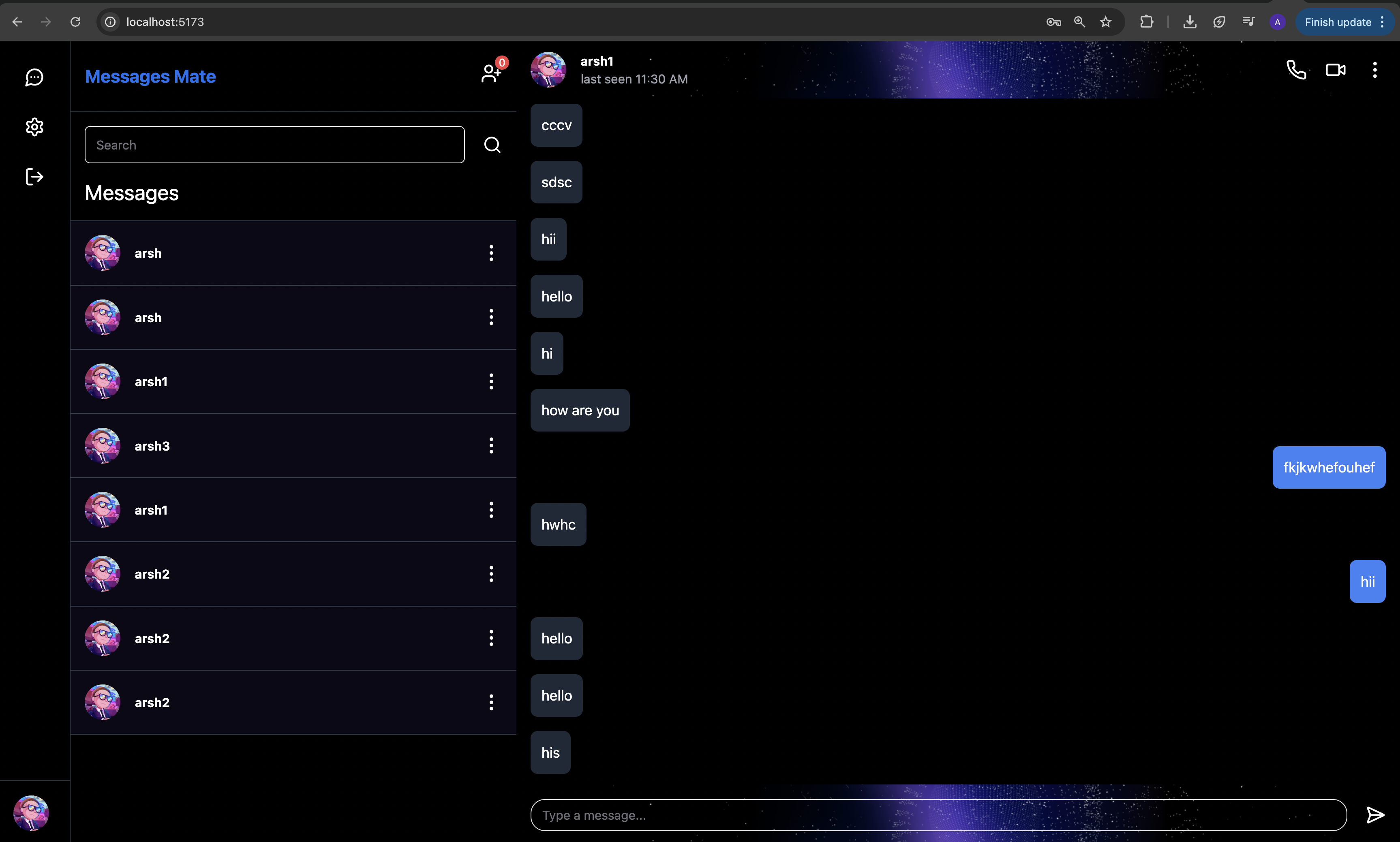 MessageMate – Real-Time Chat Application