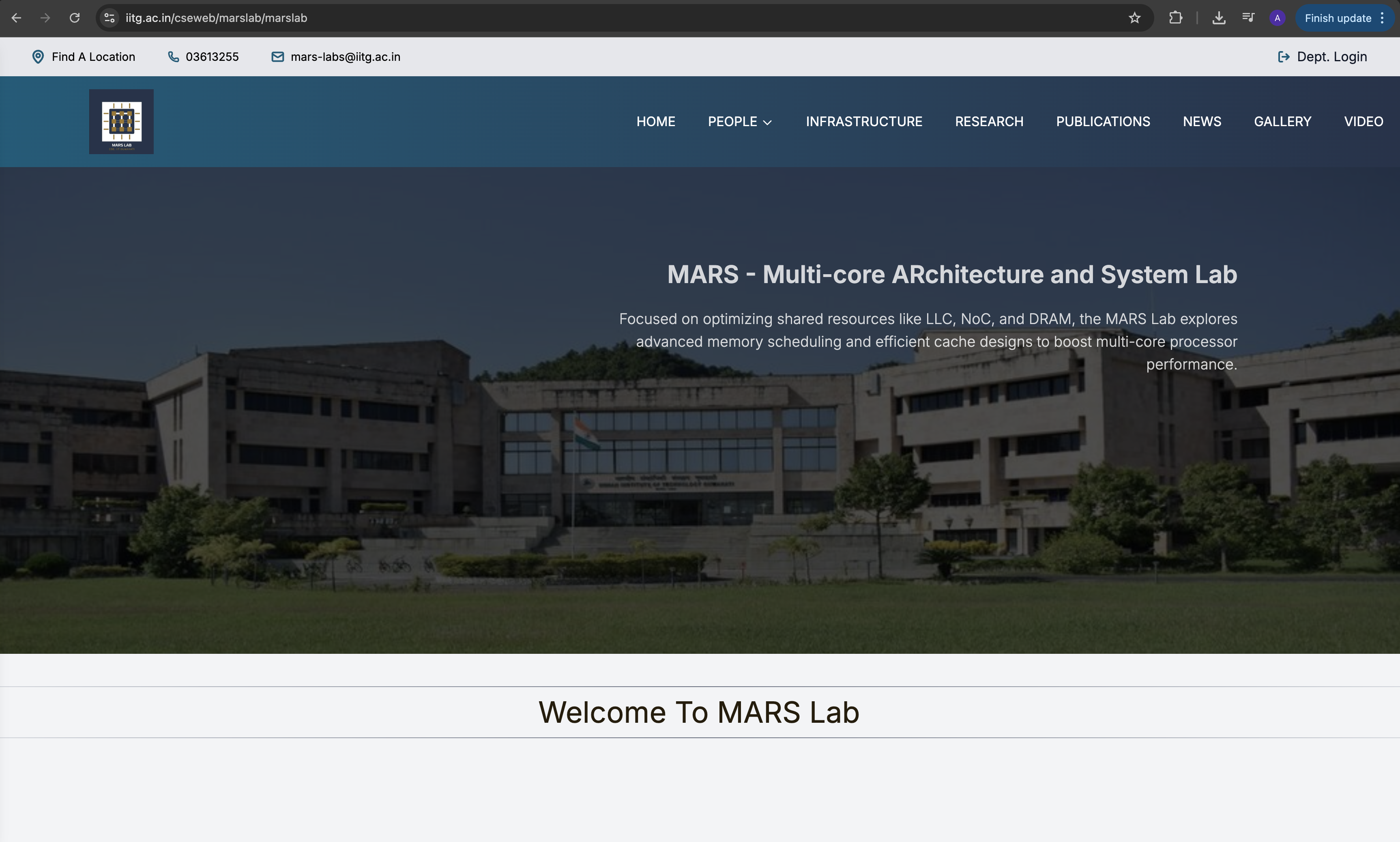 MARS Lab Website – IIT Guwahati