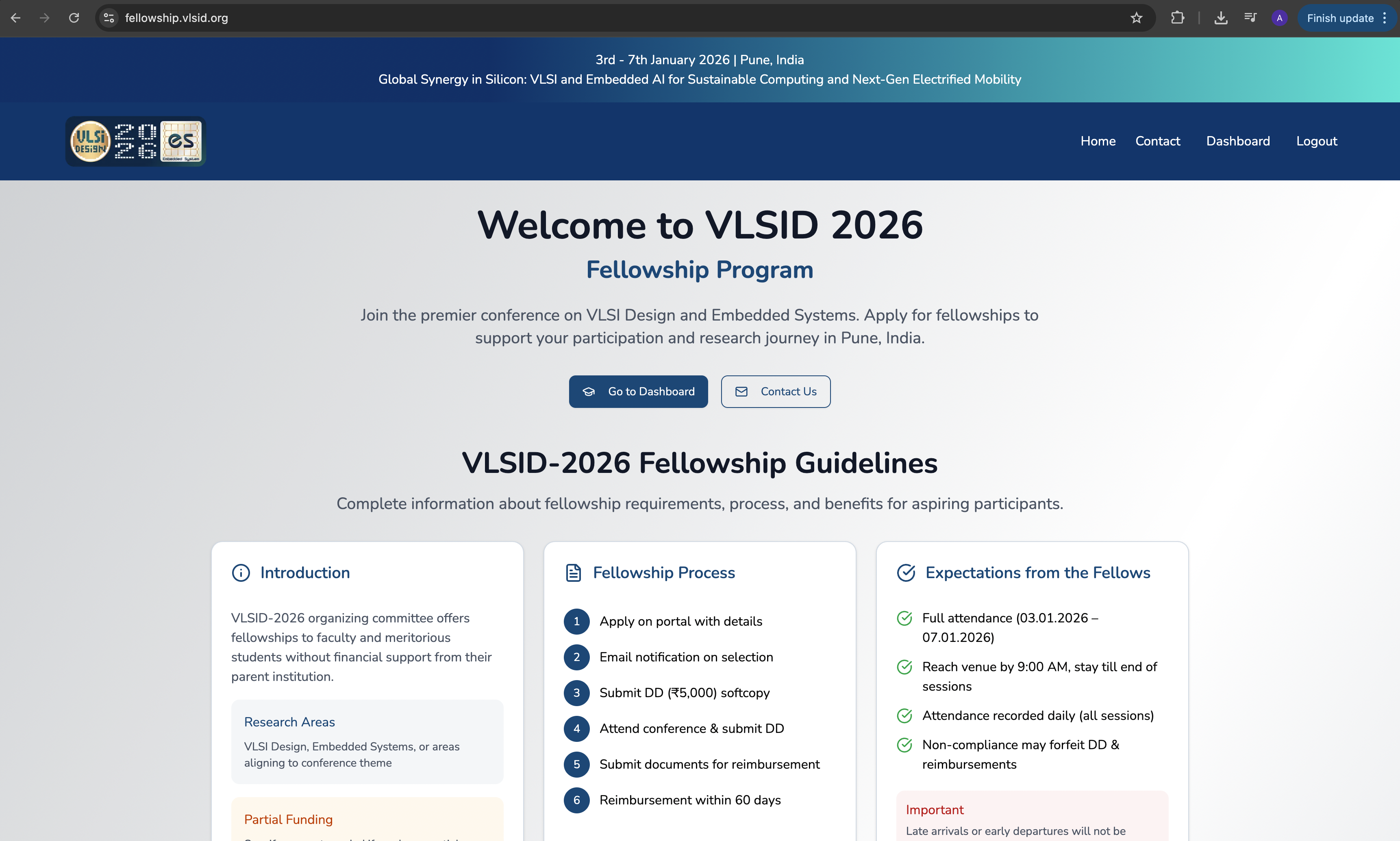 VLSID Fellowship Portal 2026
