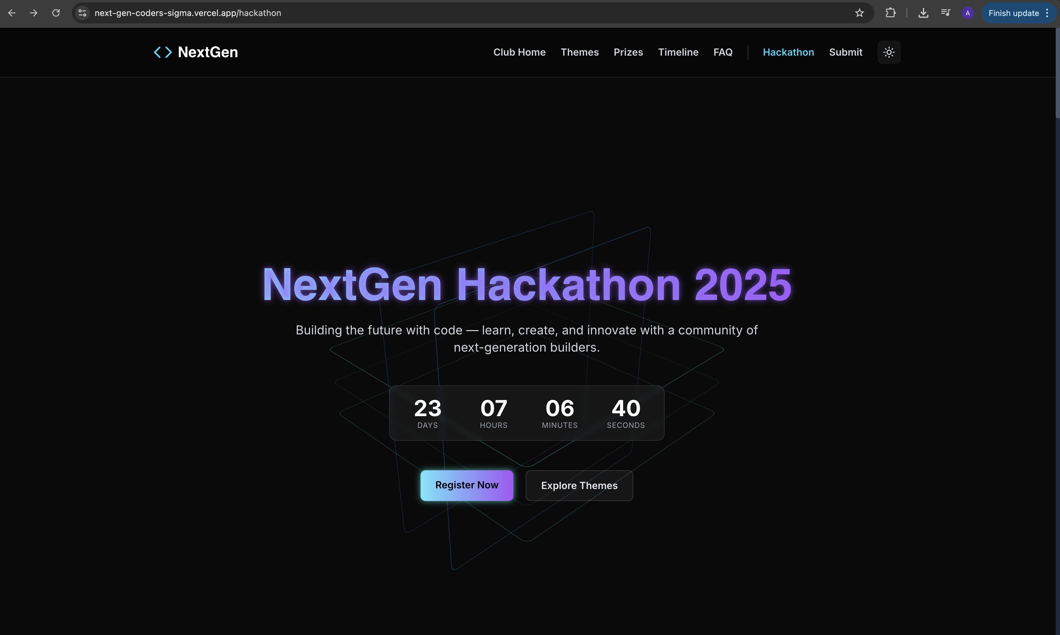 NextGenCoders College Club Website