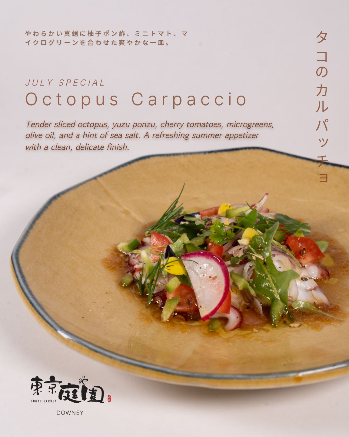 Octopus Carpaccio
