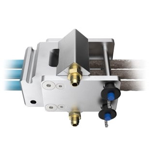 air knife accessory for exchanger tube cleaning