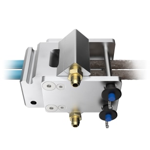 air knife accessory for exchanger tube cleaning