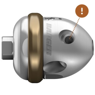 4-inch badger rotary pipe cleaning tool only - not jetted