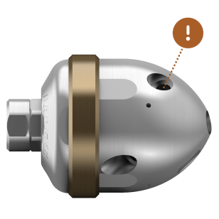 6-inch badger rotary pipe cleaning tool only - not jetted