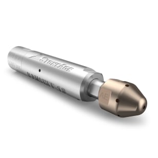 banshee tube cleaning nozzle for automated equipment applications