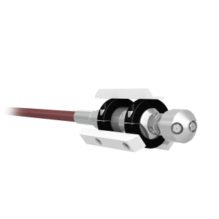 centralizer for gopher pipe cleaning tools