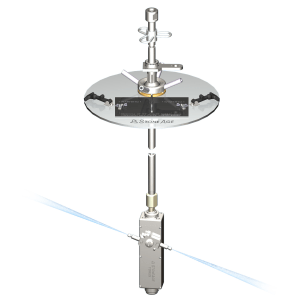 simple boom positioning system for high pressure tank cleaning