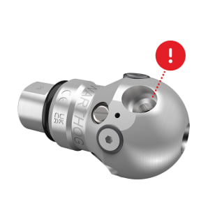 warthog wt sewer nozzle for small pipes - no nozzles