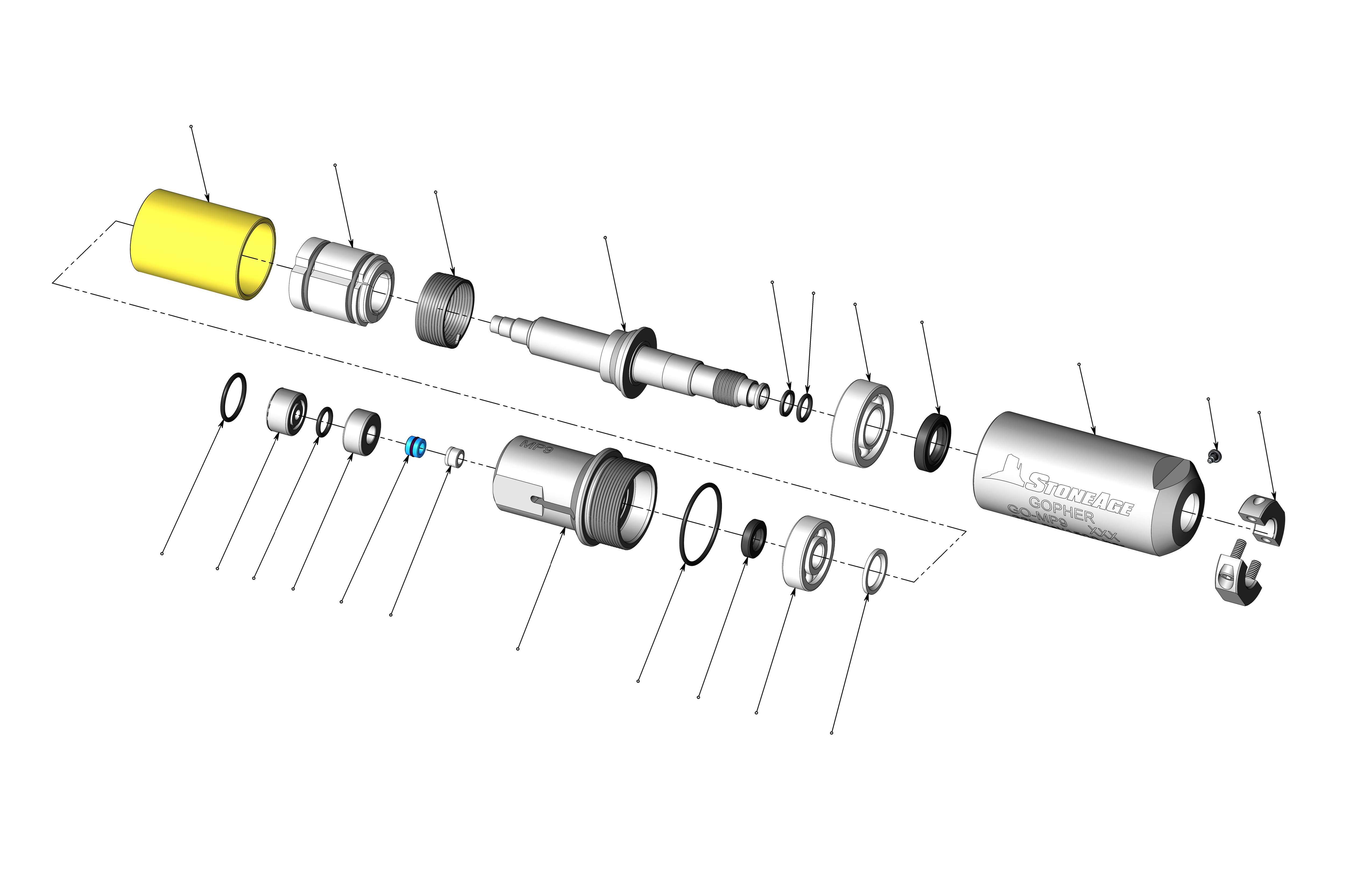 GO-MP9 Interactive BOM Diagram