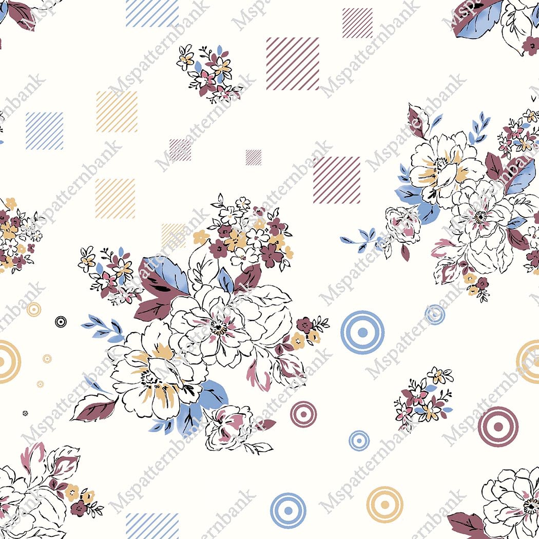 Cute Floral Allover Seamless Pattern Cute Floral Allover Seamless Pattern
