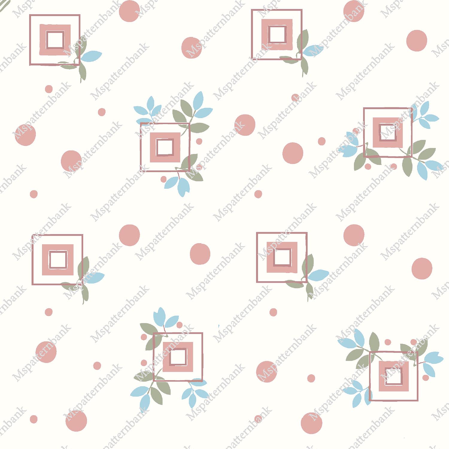 Minimal Abstract Geometric Seamless Pattern