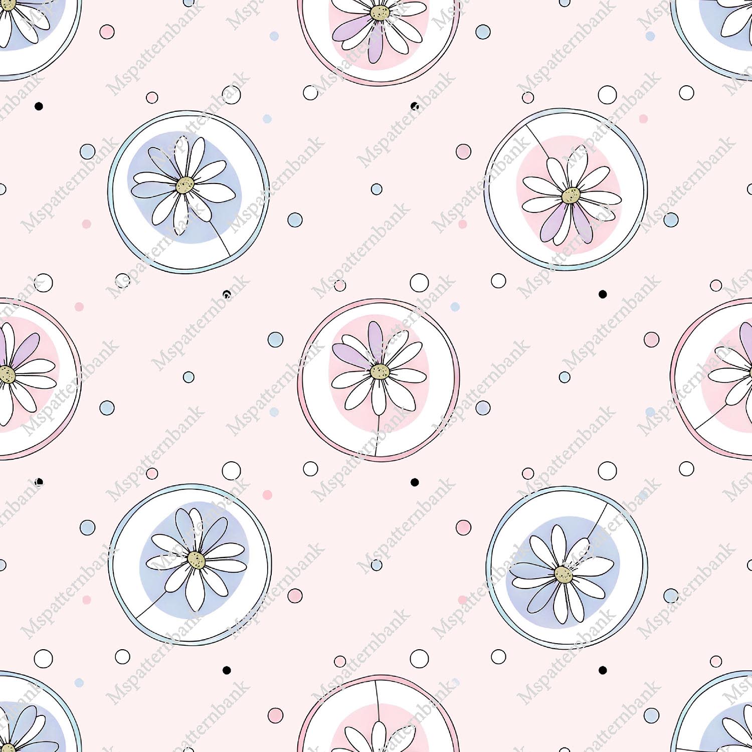 Soft Pastel Floral Seamless Design