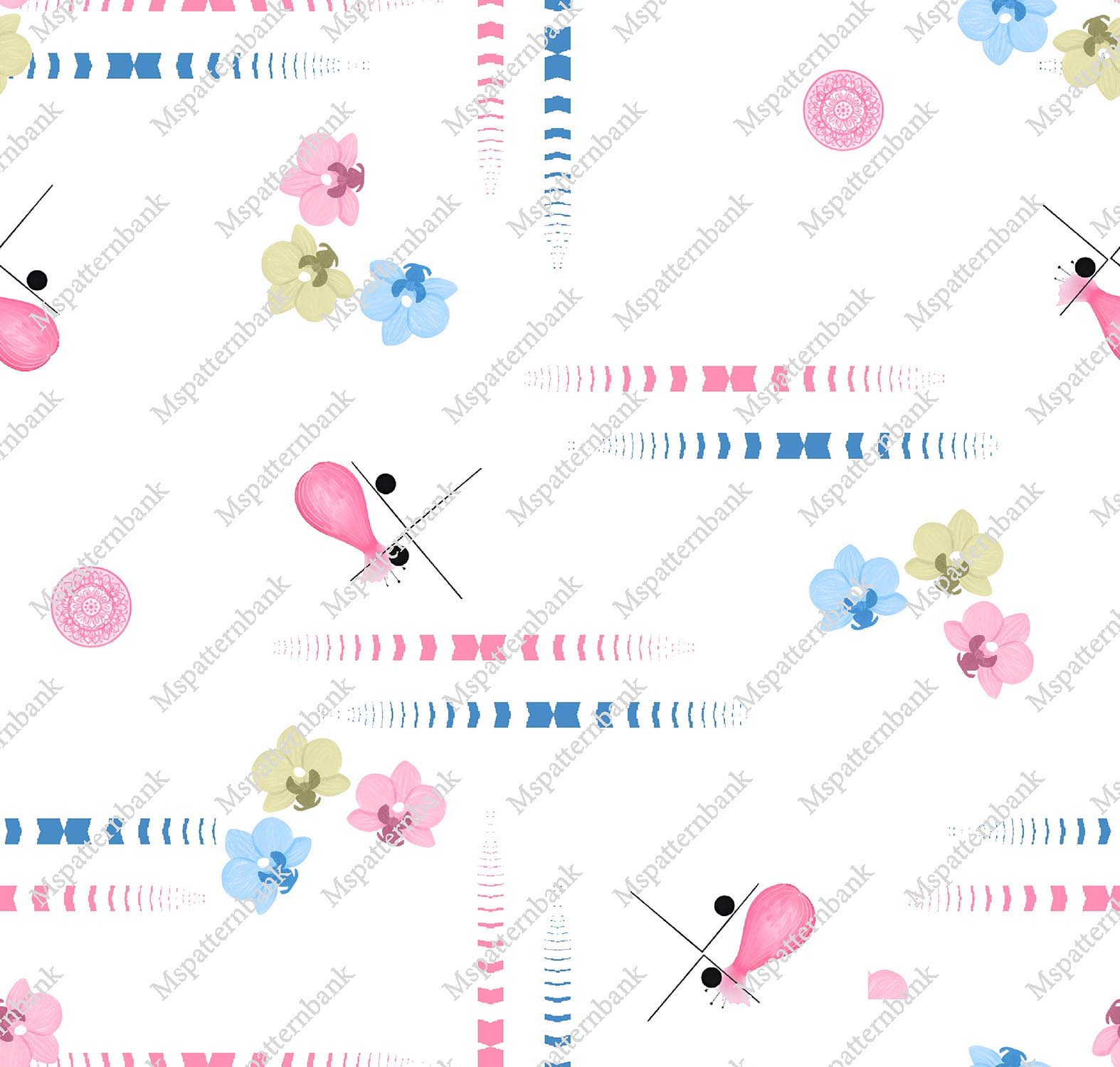 Artistic Abstract Geometric Seamless Pattern Artistic Abstract Geometric Seamless Pattern