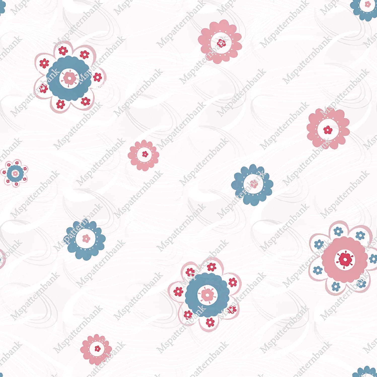 Soft Color Geometric Seamless Pattern