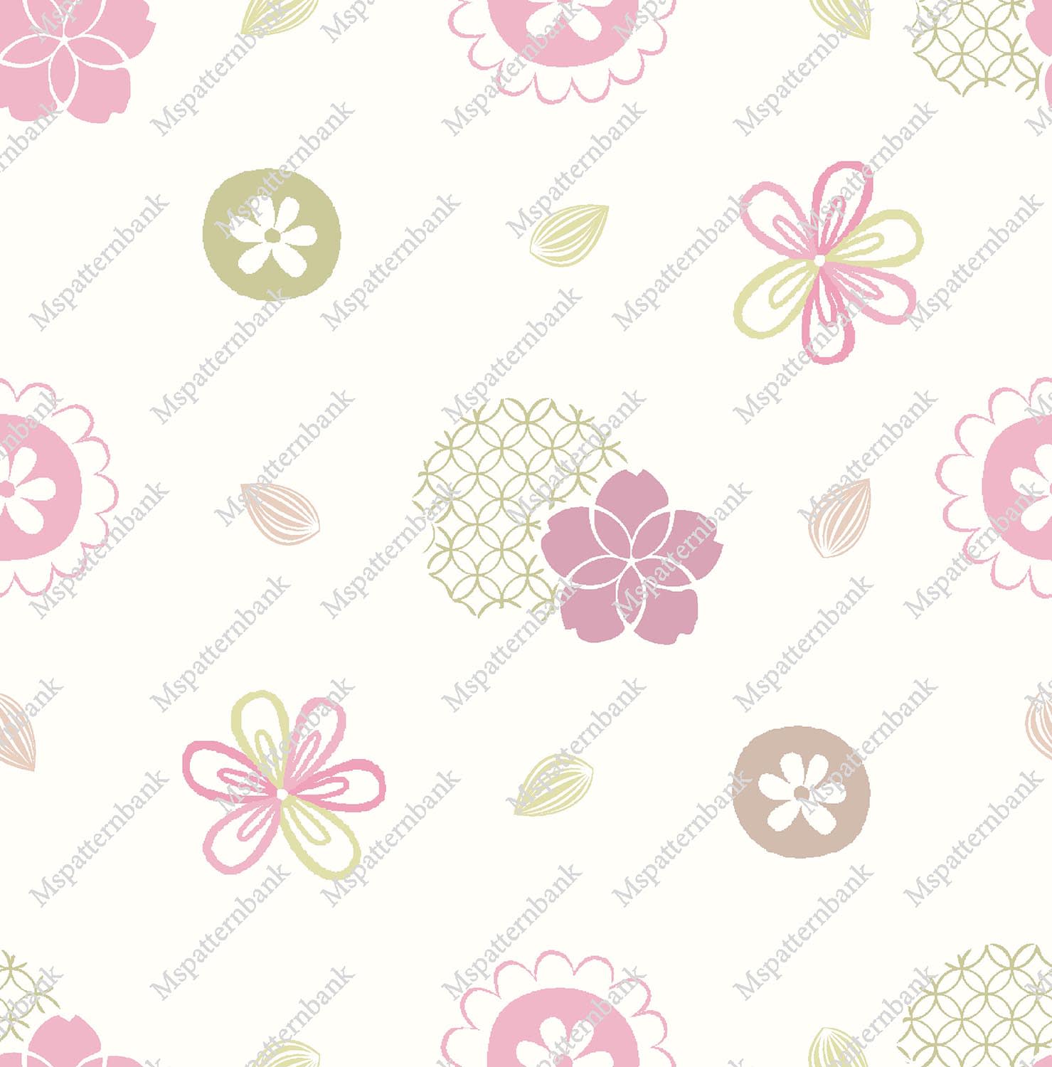 Elegant Floral Seamless Pattern Design Elegant Floral Seamless Pattern Design