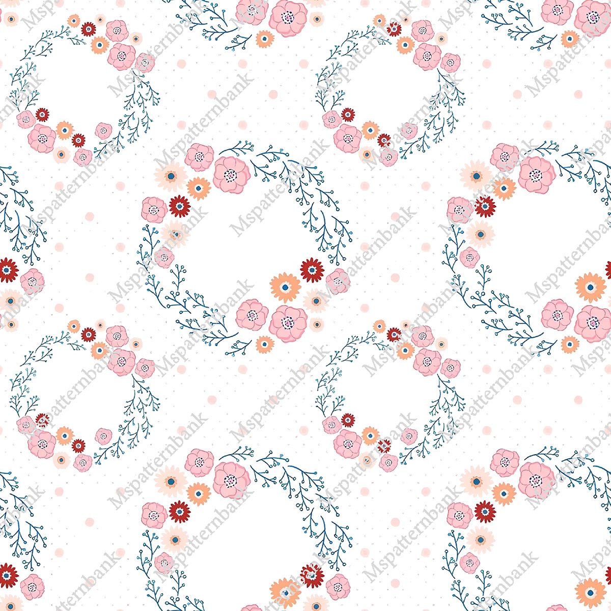 Colorful Floral Seamless Textile Pattern Colorful Floral Seamless Textile Pattern