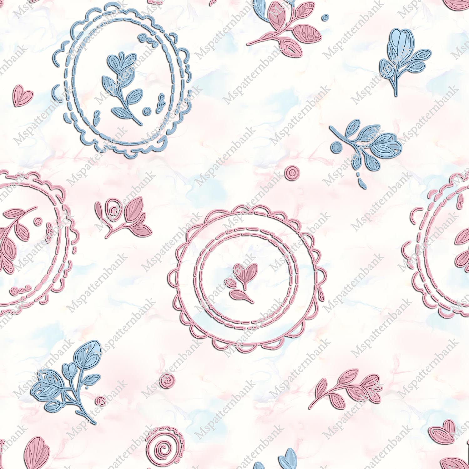 Cute Floral Allover Seamless Pattern Cute Floral Allover Seamless Pattern