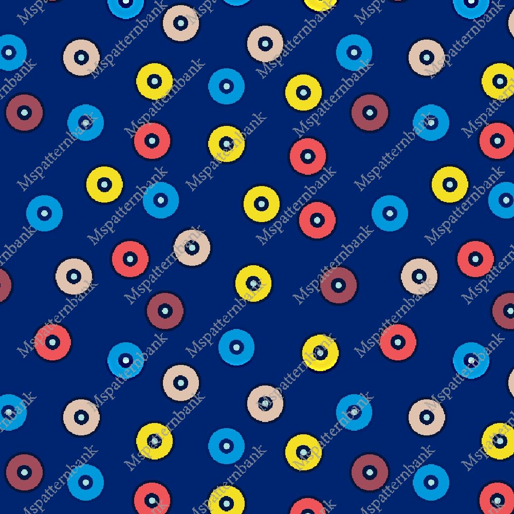 Modern Dots Geometric Seamless Pattern Artwork Style