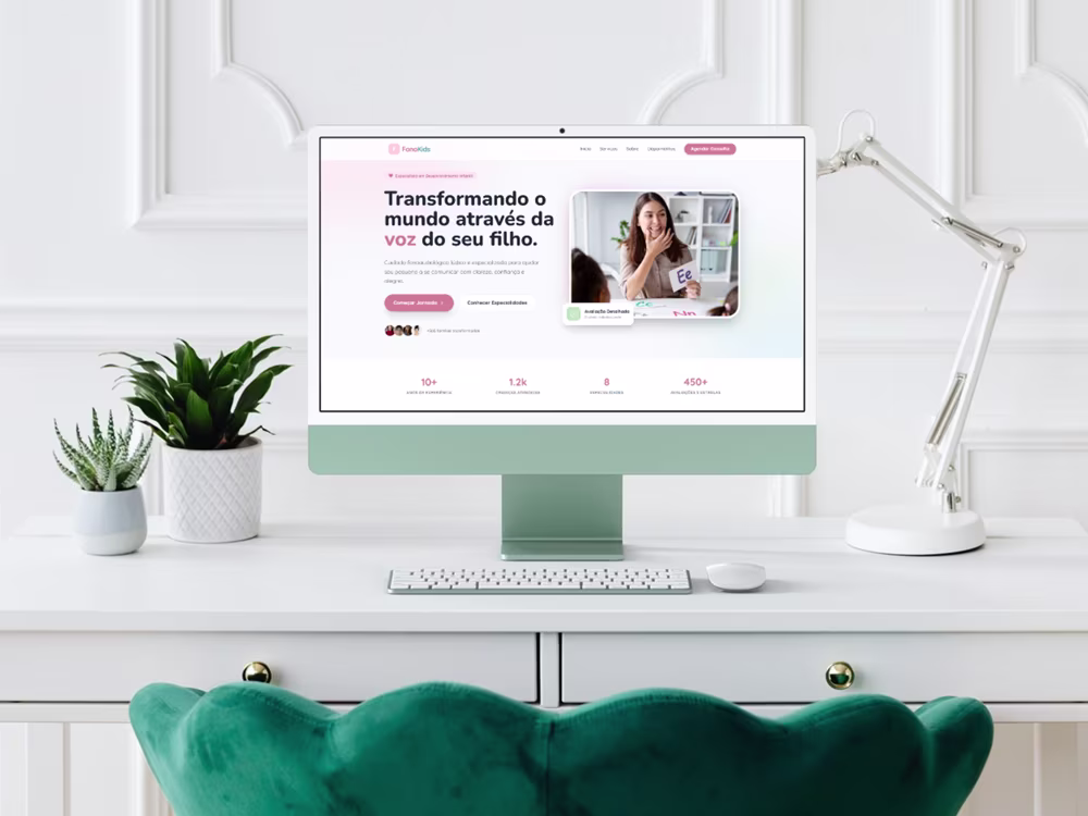 Exemplo de site para Médico