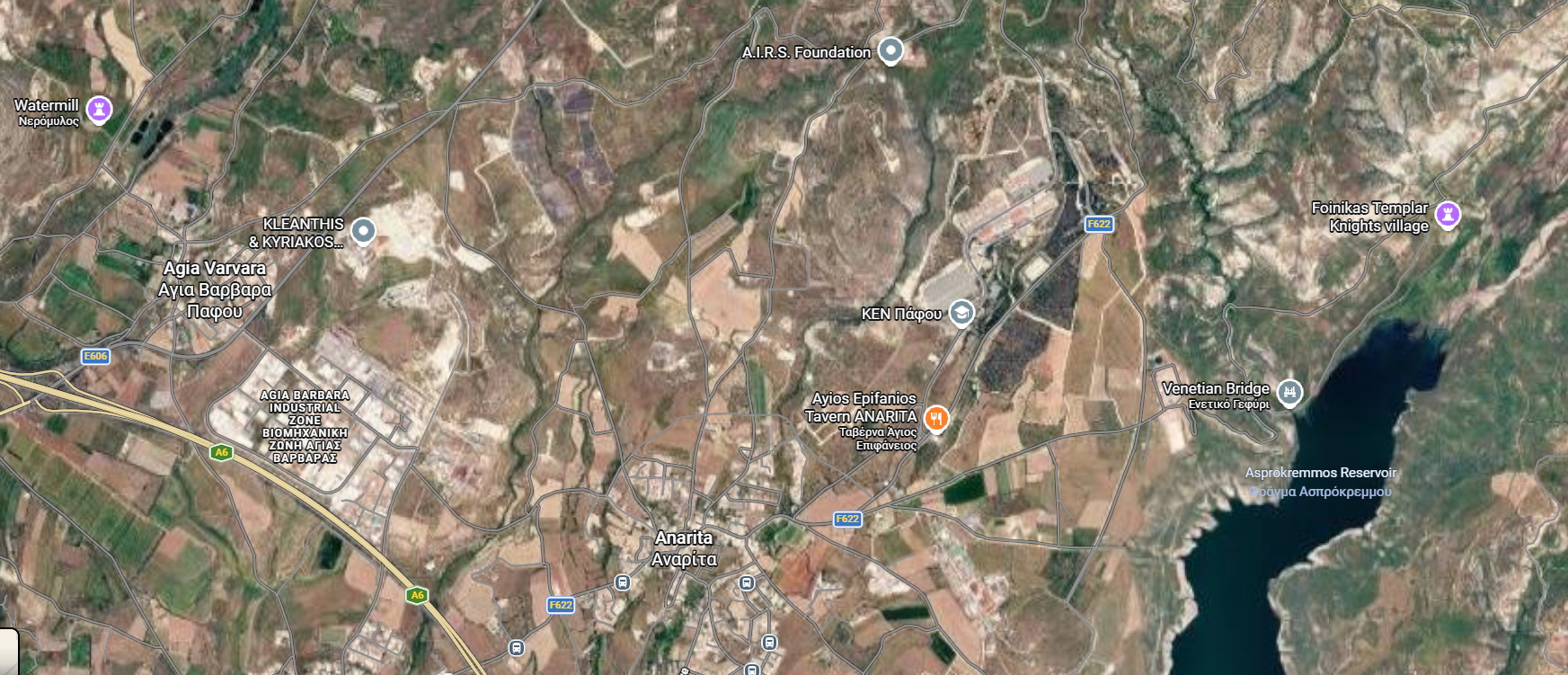 Development Land — 53,370 m² (Zones Π1 & Η5α), Anarita, Paphos