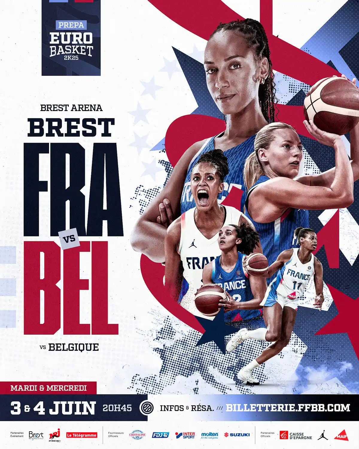 Photo - Suzuki Brest partenaire du grand retour des Bleues à la Brest Arena