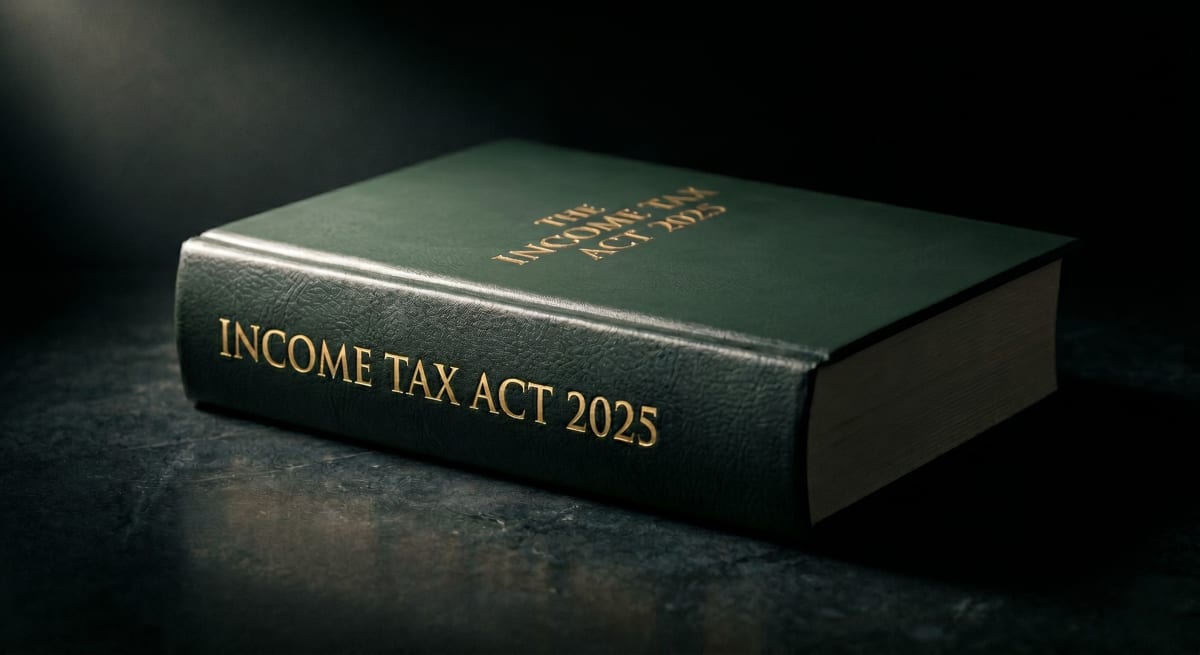 Chartered Accountant reviewing TDS compliance documents and rate charts under the Income Tax Act 2025