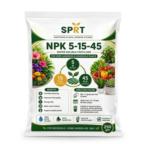 SPRT NPK 15-15-45 Fertilizer – High Potassium Plant Food