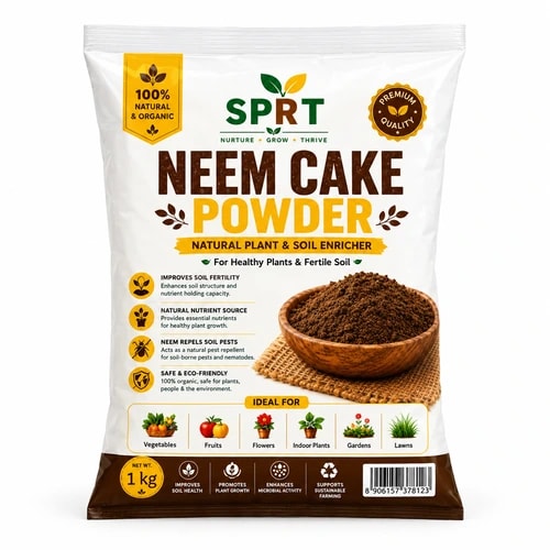 Neem Cake Powder – Organic Fertilizer for Plants & Soil (SPRT)