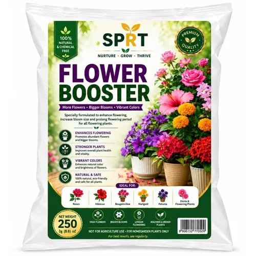 Flower Booster for Plants 250g – Flowering & Blooming Plant Fertilizer (SPRT)