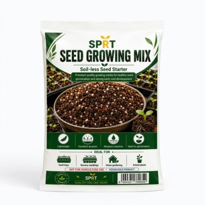 SPRT Seed Starter Mix 1 kg – Soilless Seed Growing Medium — Home & Garden Care