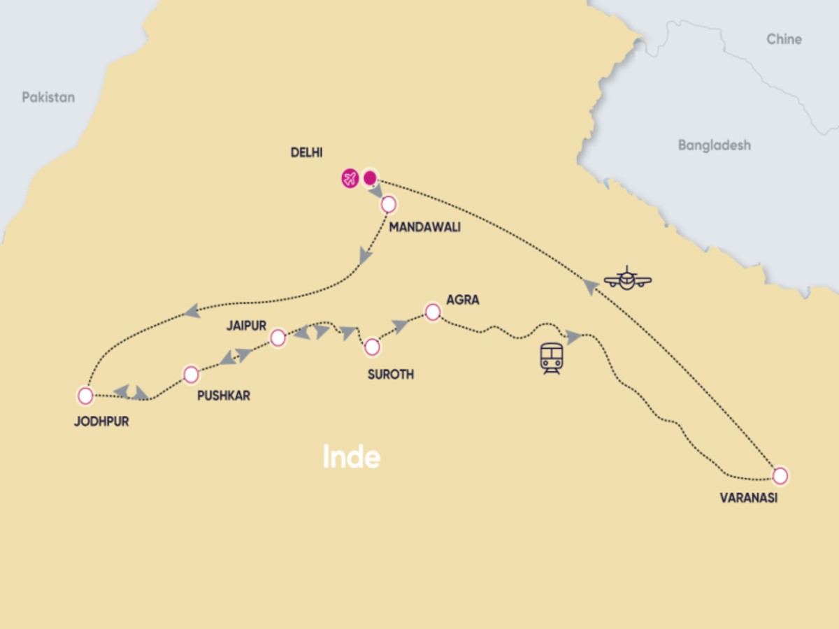 Ôcircuit Essentiel - Inde du Nord, Palais & Varanasi Sacrée