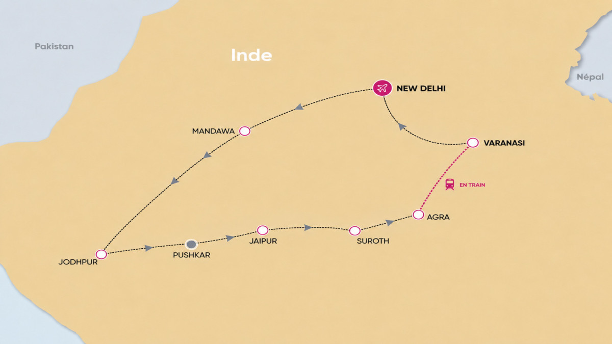 Terre des Maharajahs Avec Varanasi 3*
