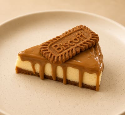 Biscoff Cheesecake Slice