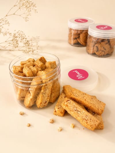 Almond Biscotti Jar