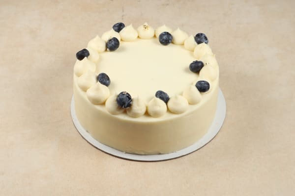 Lemon Blueberry Cream Cake