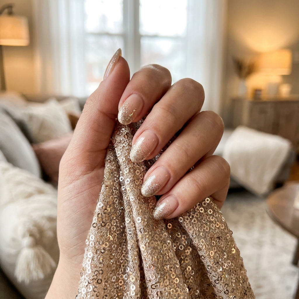 Subtle Glitter Gradient