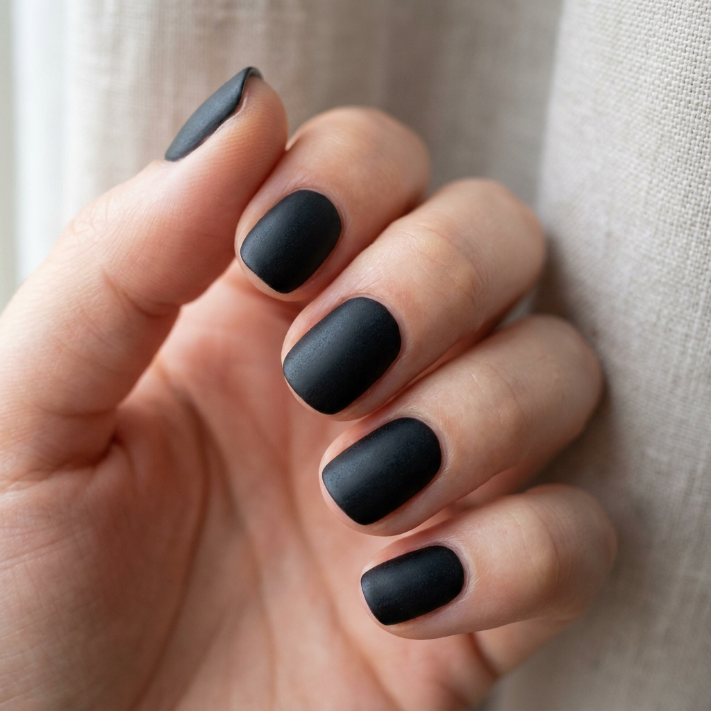 Edgy Black Matte