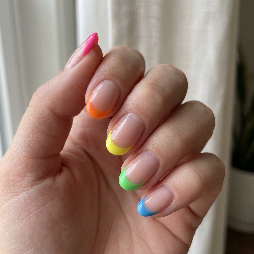 Festive French Tips