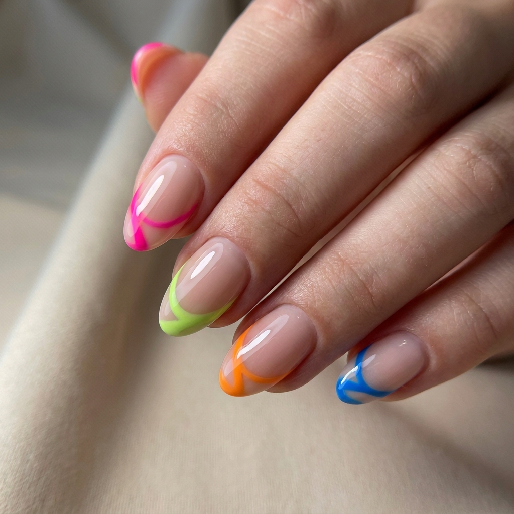 Funky French Tips