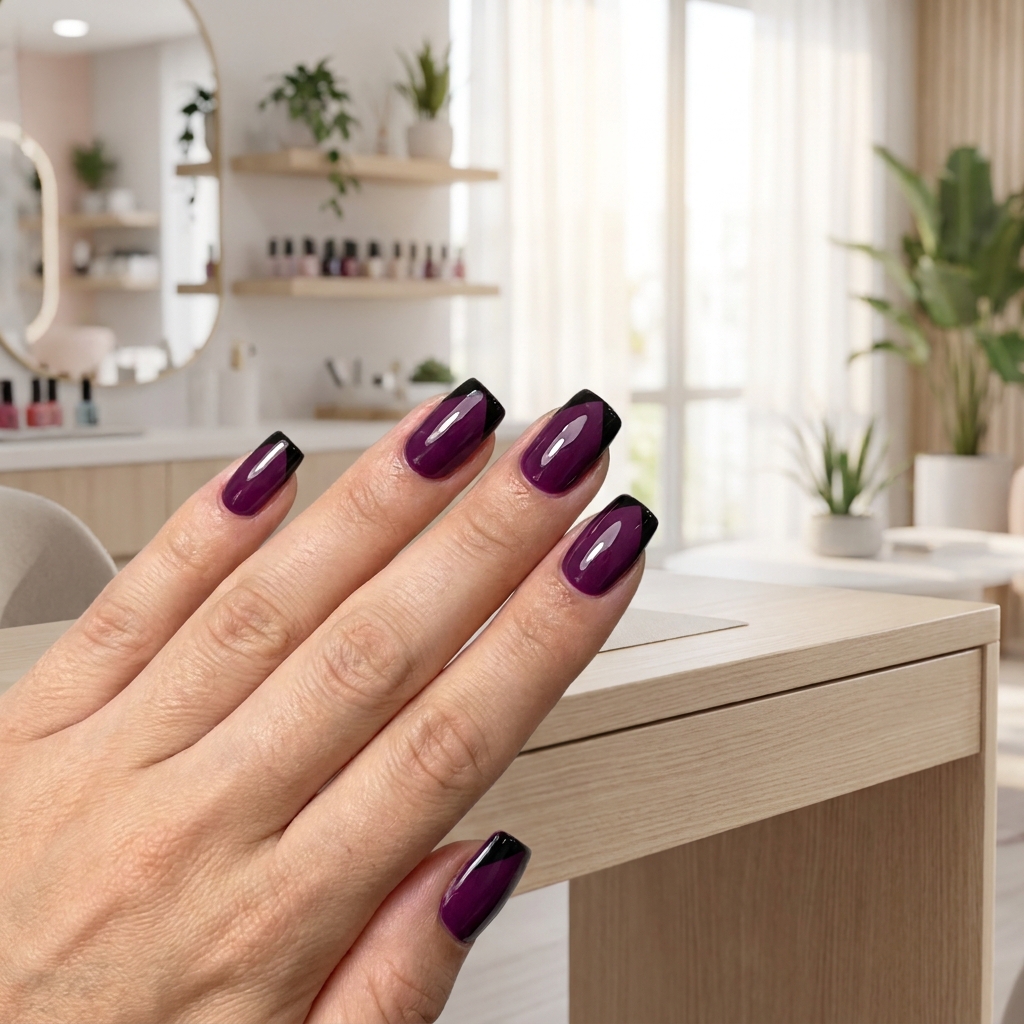 Dramatic Black and Purple