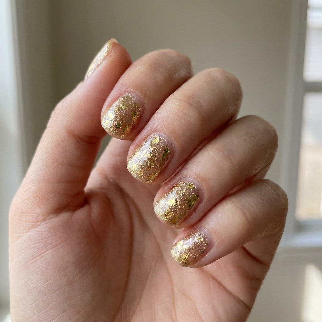 Sparkling Gold Foil