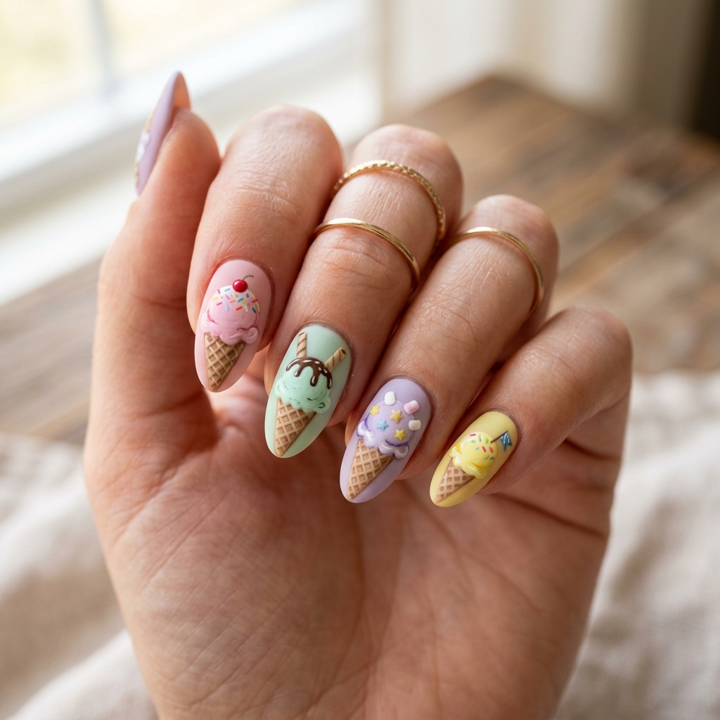 Pastel Ice Cream Delight