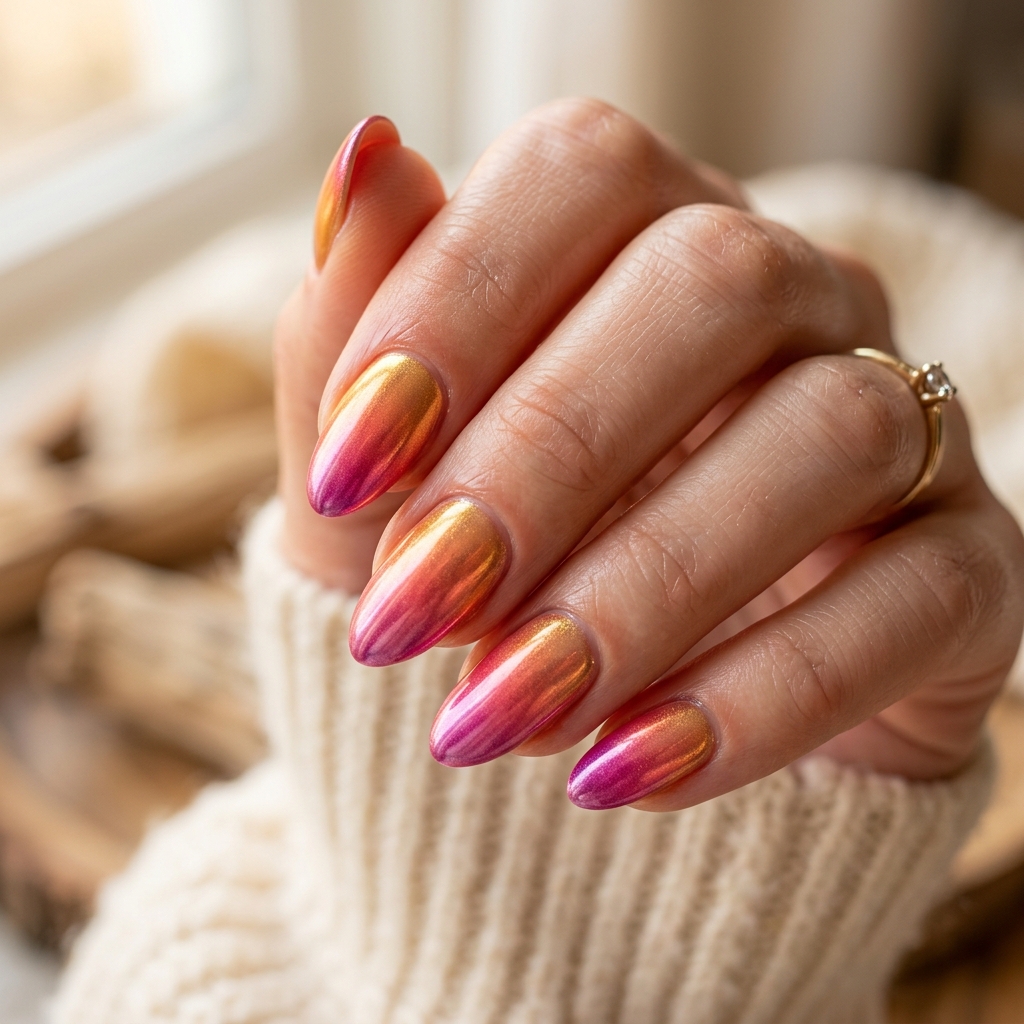 Sunset Ombre Chrome