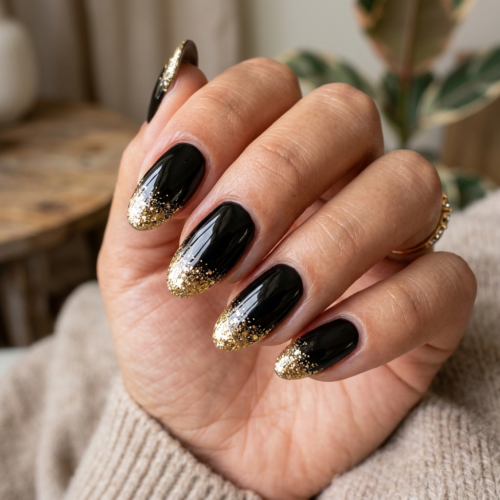 Glossy Black Chic