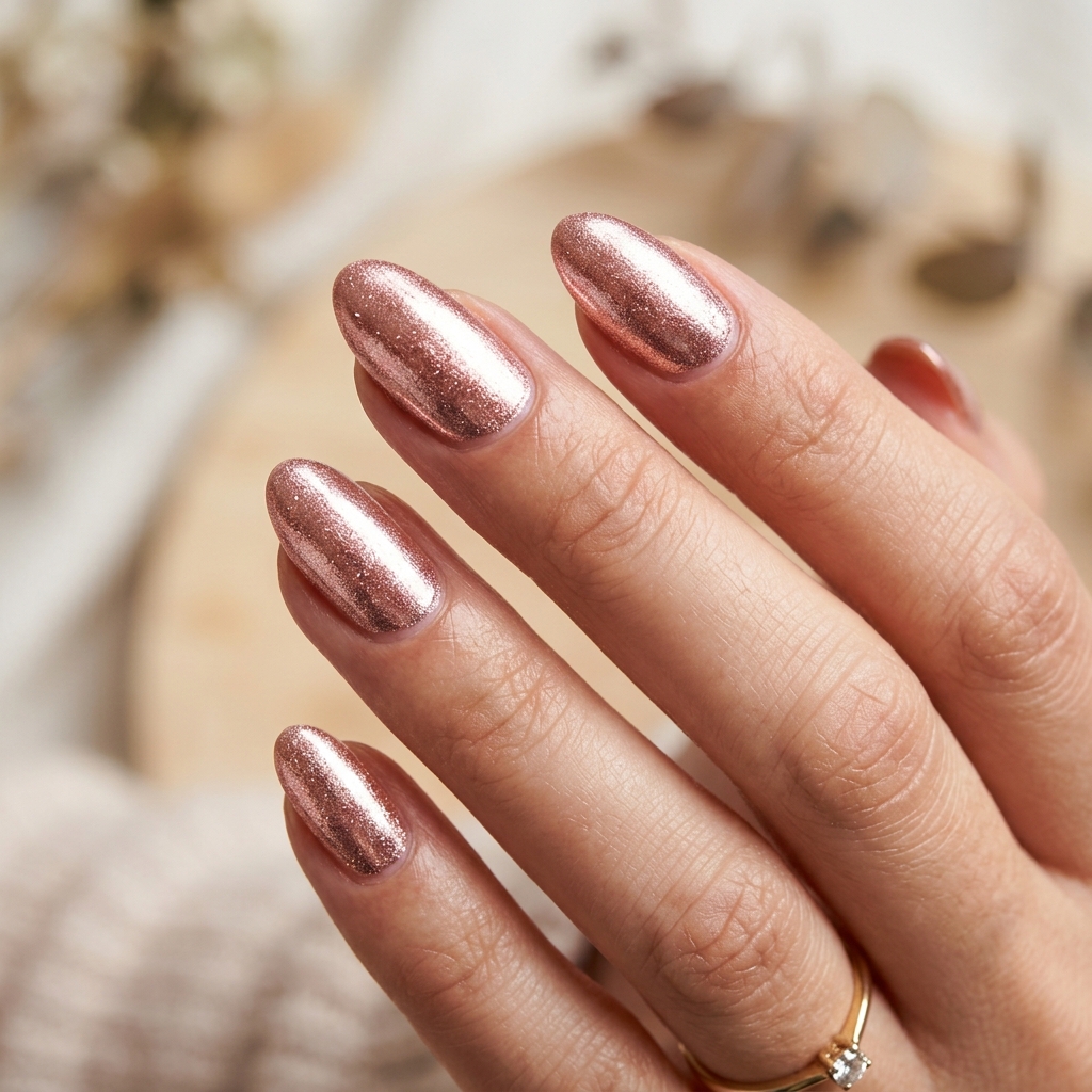 Shimmering Rose Gold