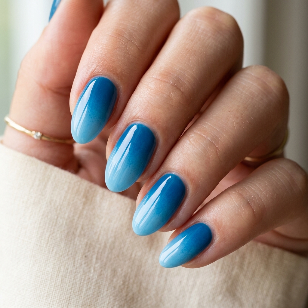 Sleek Blue Ombre