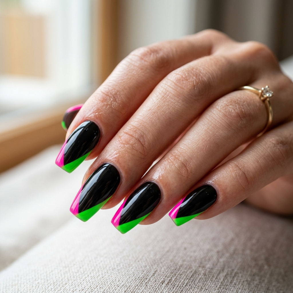 Edgy Neon Accents