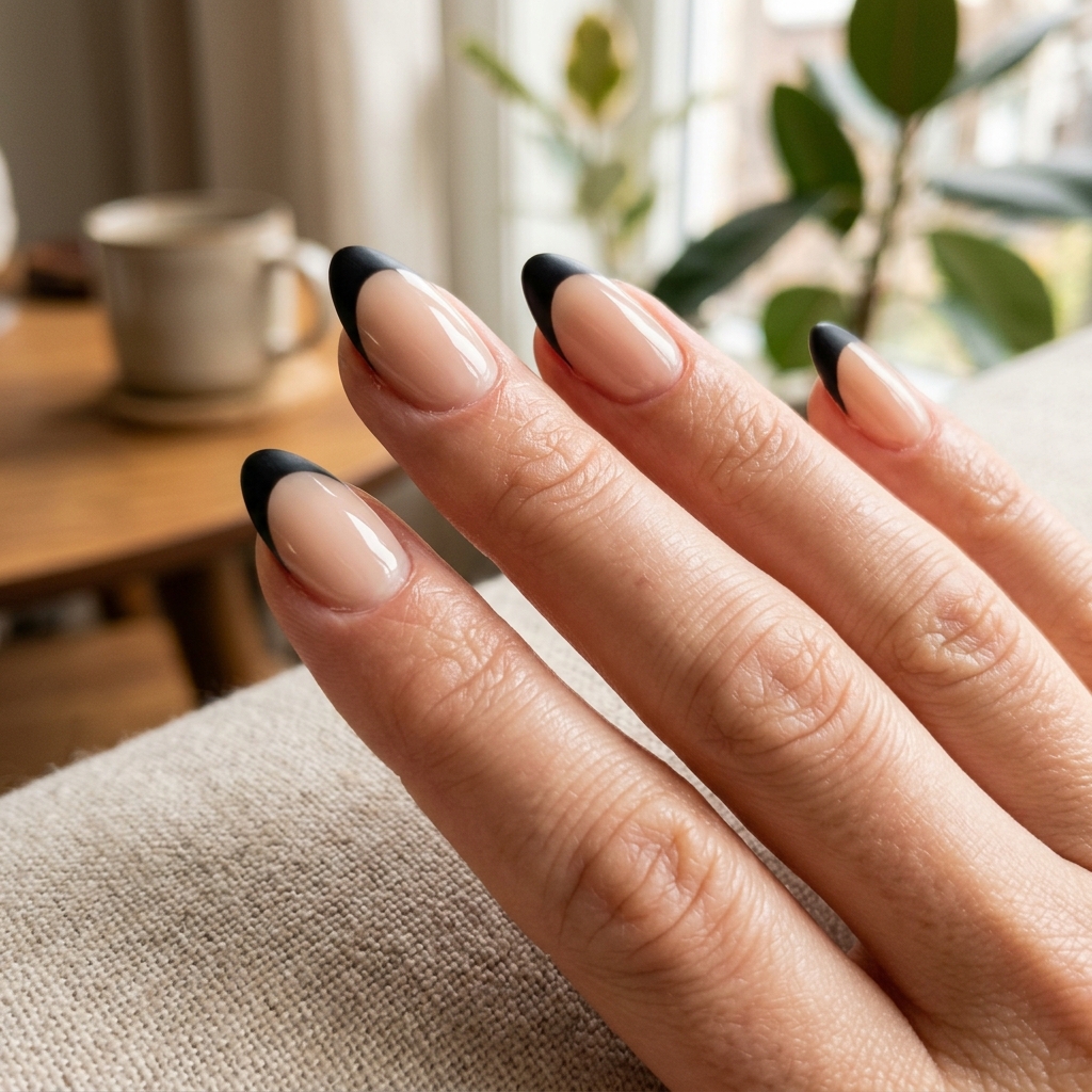 Black French Tips
