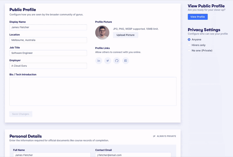 Privacy solution exploration - Option B